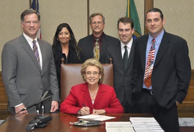 Governor Gregoire signs House Bill 2347