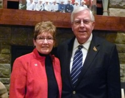 Executive Director Jan Billeb with Senator Mike Enzi