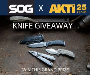 3 SOG knives