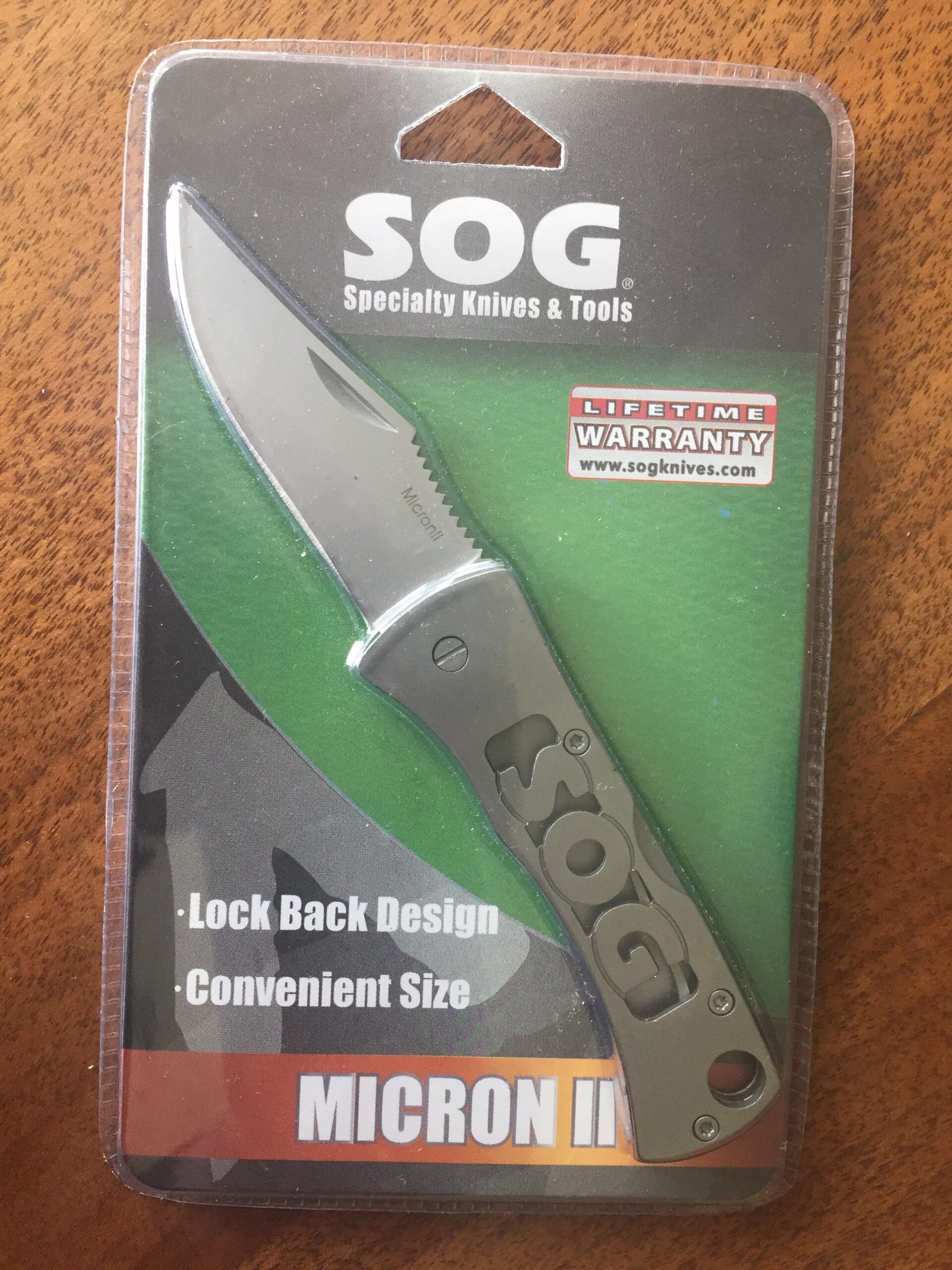 SOG MICRON II American Knife and Tool Institute