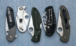 Spyderco knives with clips
